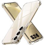 Coque silicone pour samsung galaxy s24 - coins renforc�s transparent antichoc - e. f. connection