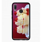 Coque smartphone - cupcakes cerise amande - compatible avec huawei p20 lite - plastique - bord transparent ...