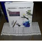 Cours pratique de dessin et peinture lot de 29 dvd avec 1 classeur de fasicules