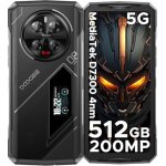 Doogee v40 pro 5g telephone incassable, 16go + 512go argent