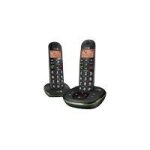 Doro phoneeasy 105wr duo - t�l�phone sans fil - syst�me de r�pondeur avec id d'appelant - dectgap - noir ...