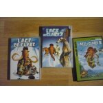 Dvd lot de 3 dvd l'age de glace 1, 2, 3 - edition twentieth century fox - 2002 / 2006 / 2011 -
