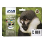 Epson t0895 multipack - noir, jaune, cyan, magenta - originale - emballage coque avec alarme radiolectrique ...