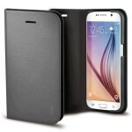 Etui folio fonex s�rie book shine pour samsung galaxy s6 edge sm - g925 gris fonc�