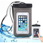 Etui housse etanche universelle waterproof renforce pour samsung iphone xiaomi huawei noir