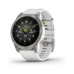 Garmin epix gen 2 sapphire - titane blanc - montre de sport avec bracelet - silicone - taille du poignet ...