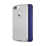 It skins pack 2 coques gel pour iphone 7 plus - bleu / transparent
