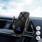 Kcbbe chargeur sans fil de voiture support de voiture de charge sans fil a induction automatique 15w ...