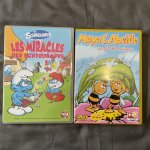 Lot 2 dvd : les schtroumpfs � les miracles des schtroumpfs maya l'abeille