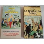 Lot 2 vhs tintin : le temple du soleil - le lac aux requins