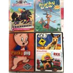 Lot de 3 dvd + un double dvd : horseland concours hippique ; franky snowboard volume 4 : porky pig volume ...