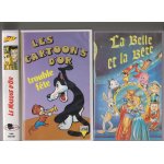 Lot 3 vhs - edgar le masque d'or - trafic de bijoux - virgul - la belle et la bte - le petit canard ...