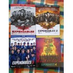 Lot 4 blu ray expendables 1, 2, 3 (boitiers mtal) expendables 4 (boitier plastique)