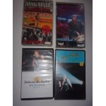 Lot de 4 cassettes vhs johnny hallyday