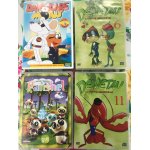 Lot de 4 dvd - dare dare motus volume 1 - demetan la petite grenouille 6 & 11 - le monde magique de panshel ...
