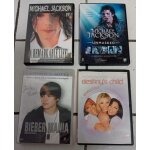 Lot de 4 dvd rnb mickael jackson, destiny's child et justin bieber