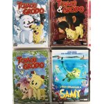 Lot de 4 dvd - tchaou & grodo volumes 10, 11 & 12 + le voyage extraordinaire de samy ( voix dany boon, ...