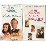 Lot 5 vhs richard chamberlain rachel ward - les oiseaux se cachent pour mourir - collection etui cartonn ...