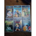 Lot de 6 cassettes vhs disney: dumbo, robin des bois, pinocchio, la belle au bois dormant, 1001 pattes, ... Lot de 6 cassettes vhs disney: dumbo, robin des bois, pinocchio, la belle au bois dormant, 1001 pattes, ...