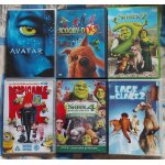 Lot de 6 dvd enfants : avatar - scooby - doo 2 - shrek 2 - despicable - shrek 4 - l'age de glace 2