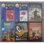 Lot de 6 dvds enfants - tintin, astrix, daffy duck et les looney tunes