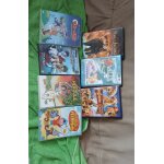 Lot de 7 dvd jeunesse percy jackson, alix, disney, hercule, top famille, bey wheelz, tom et jerry.