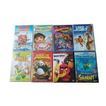Lot dvd 8 films d'animation dessins anims alvin dora sammy angry birds franklin kung fu panda madagascar ...