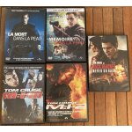 Lot dvd action - matt damon / tom cruise - jason bourne / mission impossible / jack reacher