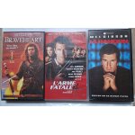 Mel gibson collection / braveheart - l'arme fatale 4 - la ranon (lot de 3 vhs) cassette vido