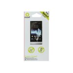 Muvit - protection d'�cran pour t�l�phone portable - brillant (pack de 2) - pour sony xperia p