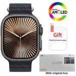 Nouveau hk11 ultra 3 smartwatch 2025 49mm amoled 4g rom ai chat robot bluetooth r�seau appel horloge ...