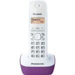 Panasonic kx - tg1611frf - t�l�phone sans fil avec id d'appelant - dectgap - violet