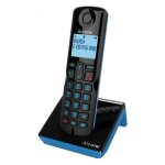 Alcatel s280 solo blue t�l�phone dect identification de l'appelant noir, bleu