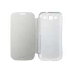 Samsung flip cover efc - 1g6f - etui � rabat pour t�l�phone portable - polyur�thane - blanc - pour galaxy ...