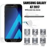 Samsung galaxy a7 2017 vitre protection d'ecran en verre tremp� incassable tempered glass pour samsung ...