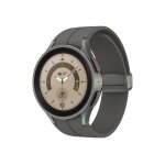 Samsung galaxy watch5 pro - 45 mm - gris titane - montre connect�e avec bracelet sport - affichage 1. ...