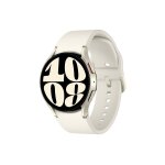 Samsung galaxy watch6 - 40 mm - montre connect�e avec bracelet sport - cr�me - taille du bracelet : s ...