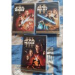 Star wars lot de 3 dvd : star wars 1 : la menace fantme - star wars 2 : l'attaque des clones - star ...