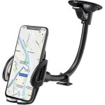 Support de t�l�phone de voiture a ventouse, support de voiture portable avec rotation a 360 degr�s pour ...