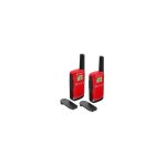 Talkie walkie motorola tlkr - t42 we twin pack rouge