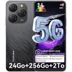 T�l�phone portable 5g blackview shark 9 nfc (8 + 16)go ram 256go rom android 14 6. 67  50mp 5000mah dual ...