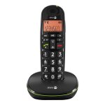 Téléphone senior fixe phoneeasy 100w, sans fil dect son amplifié doro noir Téléphone senior fixe phoneeasy 100w, sans fil dect son amplifié doro noir