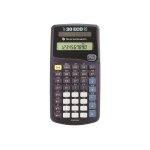 Texas instruments ti - 30 eco rs - calculatrice scientifique - 10 chiffres - panneau solaire