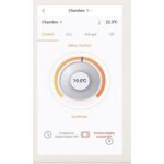 Thermostat connect� wifi radianet pour radiateur avec fil pilote