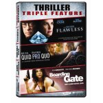 Thriller triple feature: flawless / quid pro quo / boarding gate [dvd]