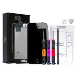 Trop saint� ecran pour iphone se (2016) noir - kit de r�paration premium complet avec notice, tapis ...
