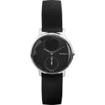 Withings steel hr - 36 mm - acier inoxydable - suivi d'activit�s avec bande - silicone - noir - taille ...
