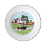 Design naif assiette � dessert