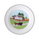 Design naif assiette plate Design naif assiette plate