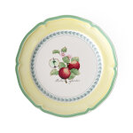 French garden assiette plate